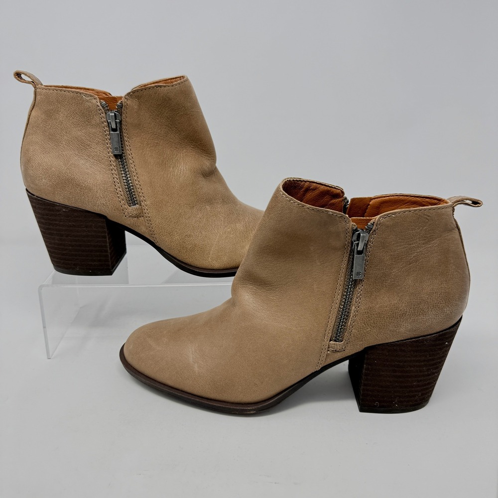 Womens Lucky Brand Boots Basel Camel Size 10M - Picture 3 of 6
